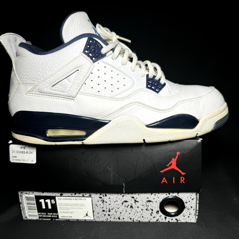 Size 11.5 - Nike Air Jordan 4 Retro LS Columbia 2015 Men's Shoes